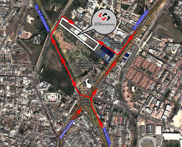 mapa de tunja