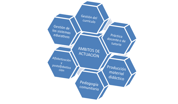ambitos de actuacion practica docente