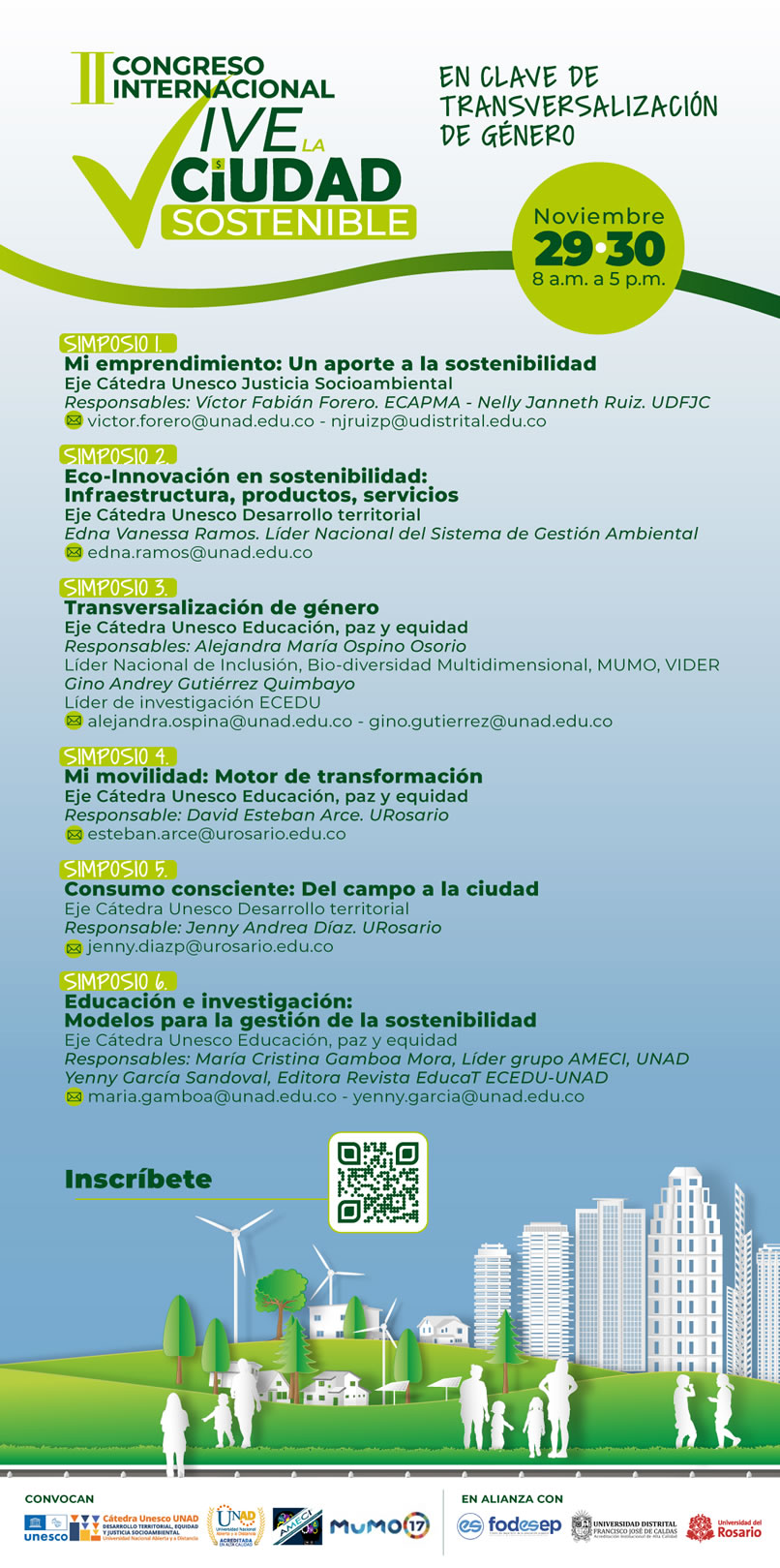 ViveCiudadSostenible simposios