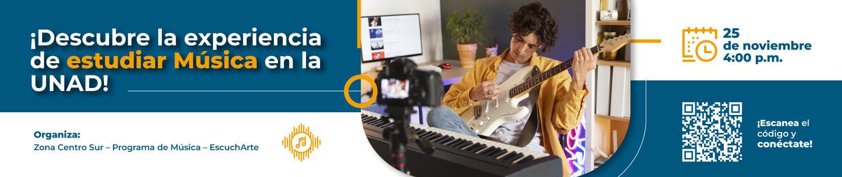 ¡Descubre la experiencia de estudiar Música en la UNAD!