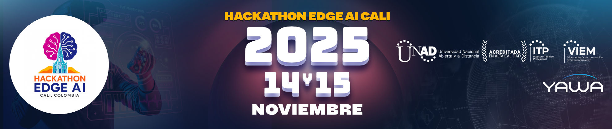 Hackathon Edge AI Cali 14 y 15 de Noviembre 2025