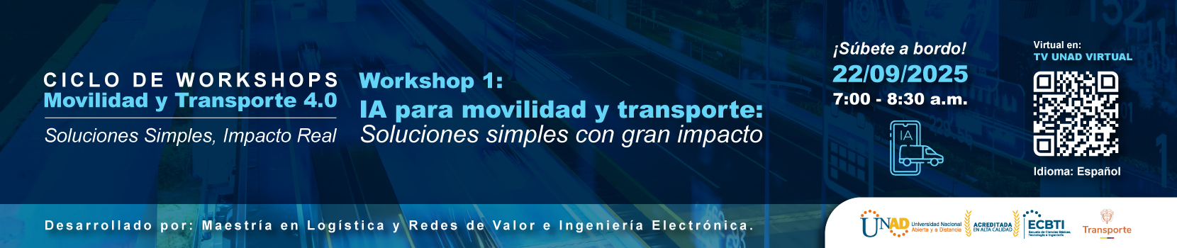 Movilidad y Transporte 4.0: Soluciones Simples, Impacto Real: Workshop 1: IA para Movilidad y Transporte: Soluciones Simples con Gran Impacto