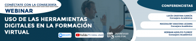 Webinar: Uso de las herramientas digitales en la formación  Virtual