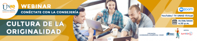 Webinar Conectate con Consejería: Cultura de la Originalidad  