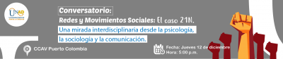 Conversatorio: Redes y Movimientos Sociales: El caso 21N