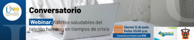 Webinar Hábitos saludables del talento humano en tiempos de crisis 