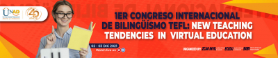 1er congreso Internacional de bilingüismo TEFL: NEW TEACHING TENDENCIES IN VIRTUAL EDUCATION.