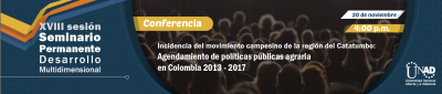 XVIII Seminario Permanente -DESARROLLO MULTIDIMENSIONAL