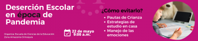 Deserción escolar en época de pandemia ¿cómo evitarlo?