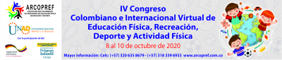 IV Congreso Colombiano e Internacional Virtual de Educación Física, Recreación, Deporte y Actividad Física