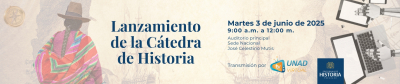 Lanzamiento de la Cátedra de Historia