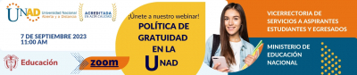 Política de Gratuidad en la UNAD 
