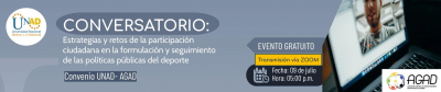 Estrategias y retos de la participación ciudadana en la formulación y seguimiento de las políticas públicas del deporte