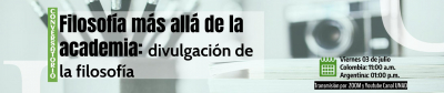 Filosofía más allá de la academia: divulgación de la filosofía