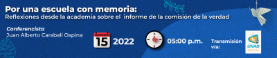  Por una escuela con memoria. Reflexiones desde la academia sobre el  informe de la comisión de la verdad