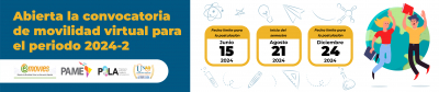 Abierta Convocatoria de Movilidad Virtual para el Periodo 16-04