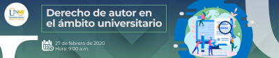 Conferencia: Derecho de autor en el ámbito universitario
