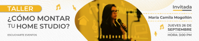  Taller COMO MONTAR TU HOME STUDIO