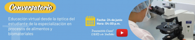 Educación virtual desde la óptica del estudiante de la especialización en procesos de alimentos y biomateriales