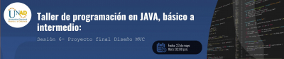 6 Sesión – Proyecto final Diseño MVC