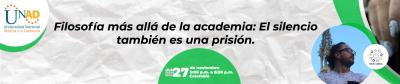 Filosofía más allá de la academia: El silencio también es una prisión. Invitado Ariel Camilo González (Colombia)