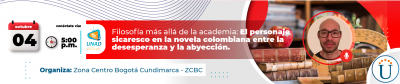 Filosofía más allá de la academia: El personaje sicaresco en la novela colombiana entre la desesperanza y la abyección. Invitado: Prof. Alexander Castañeda (Colombia)