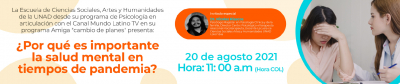 ¿Por qué es importante la salud mental en tiempos de pandemia?