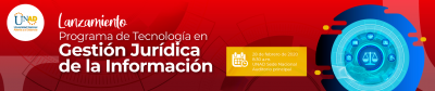 Lanzamiento del programa de Tecnología en Gestión Jurídica de la Información