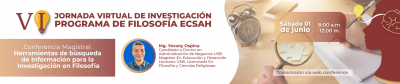VI Jornada Virtual de Investigación Programa de Filosofía