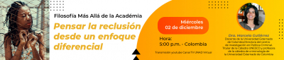 Filosofía más allá de la academia: Pensar la reclusión desde un enfoque diferencial
