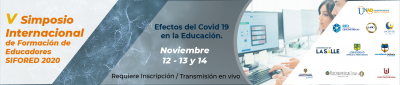 V Simposio Internacional de Formación de Educadores SIFORED 2020