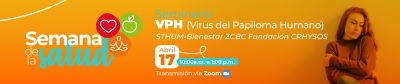 Seminario VPH (Virus del papiloma humano)- STHUM-Bienestar ZCBC Fundación CRHYSOS