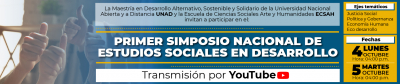 Primer Simposio Nacional de Estudios en Desarrollo									