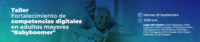 Taller Fortalecimiento de competencias digitales en adultos mayores "Babyboomer"