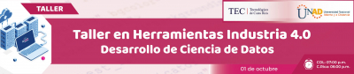 Taller en Herramientas Industria 4.0 - 8 sesión Desarrollo de Ciencia de Datos