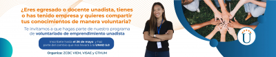 Programa de voluntariado de emprendimiento unadista