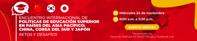 Políticas de Educación Superior en países del Asia Pacífico: China, Corea del Sur y Japón. Retos y desafíos