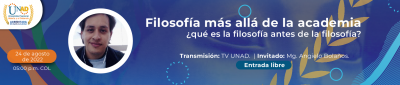 Filosofía más allá de la academia: ¿Qué es la filosofía antes de la filosofía? Invitado: Prof. Angielo Bolaños (Colombia)