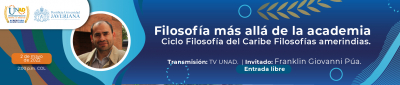 Filosofía más allá de la academia. Ciclo Filosofía del Caribe. Filosofías amerindias. Invitado Franklin Giovanni Púa