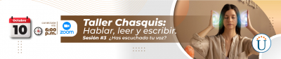 Taller Chasquis: sesión 3: ¿Has escuchado tu voz? 