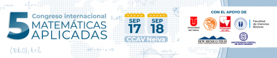 V Congreso Internacional de Matemáticas Aplicadas (V-CIMA)