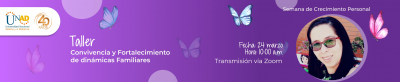 Taller convivencia y fortalecimiento de dinámicas familiares