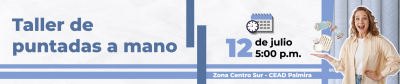 Taller de puntadas a mano