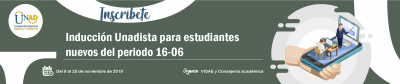 Acogida e Inducción Unadista - Estudiantes nuevos 16-06