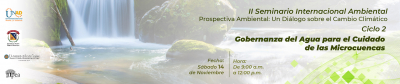 II Seminario Internacional Ambiental Prospectiva ambiental: un diálogo sobre el cambio climático - 14 nov