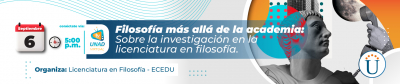 Filosofía más allá de la academia: Sobre la investigación en la licenciatura en filosofía