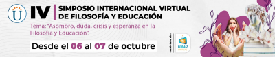 IV Simposio Internacional Virtual de Filosofía y Educación