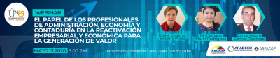 El papel de los profesionales de administración, economía y contaduría en la reactivación empresarial y económica como generación de valor